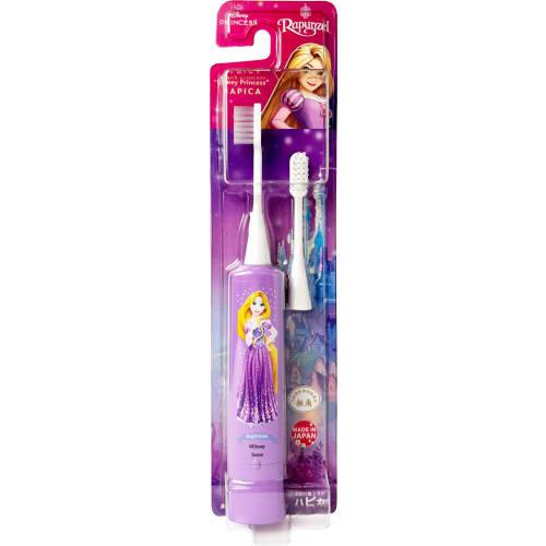 Minimum Hapica Disney Princess Rapunzel Soft Ultra-Thin Compact Head/Flat/Triple-Row Bristles/Includes 1 Replacement Brush