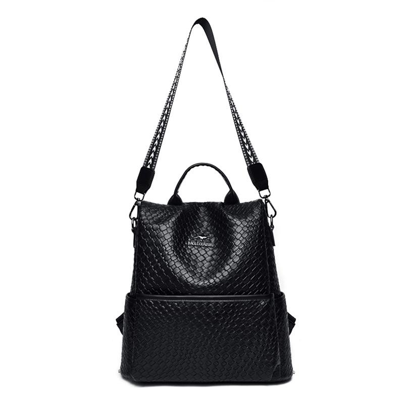 Женская сумка Повседневный женский рюкзак Все рюкзак Мягкая кожа Модная многофункциональная сумка большой емкости