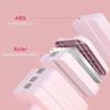 Adjustable Dumbbells, Set of 2 x 5 kg, Pairs 1-5 kg, Non-Slip Handles, Pink