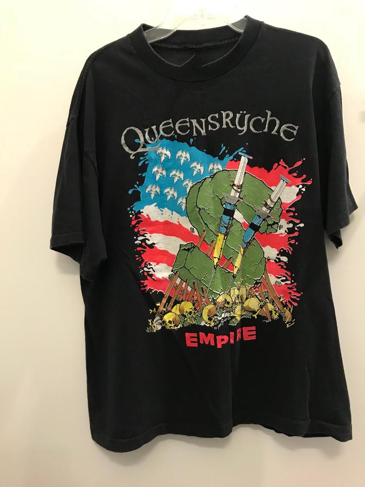 Винтажная футболка Queensryche Band Empire Tour для взрослых от S до 5XL ZL051 БЕСПЛАТНАЯ ДОСТАВКА