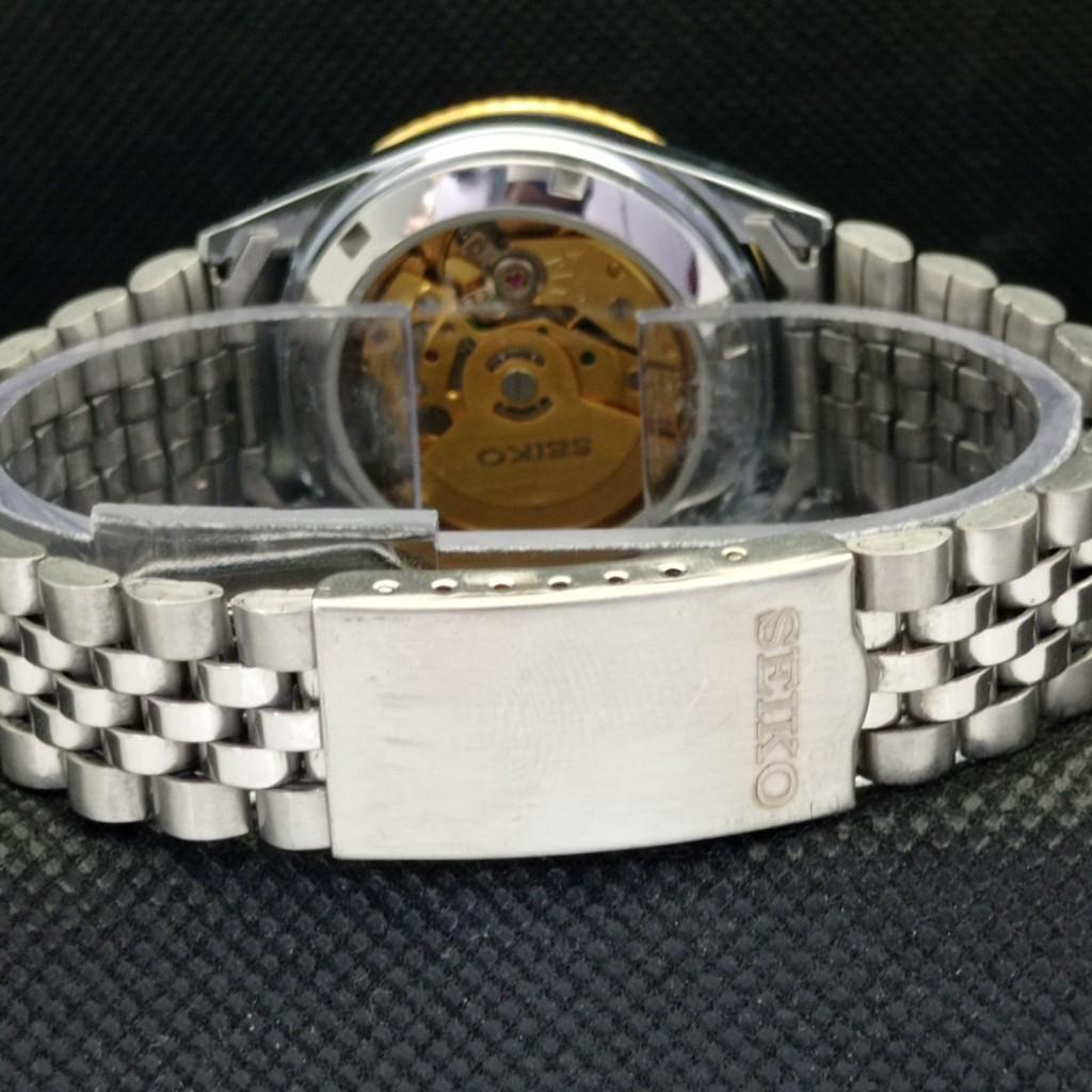 ВОССТАНОВЛЕННЫЕ МУЖСКИЕ ЧАСЫ SEIKO 5 PRESIDENT AUTO JAPAN С ПРОЗРАЧНОЙ ЗАДНЕЙ КРЫШКОЙ a305192-9