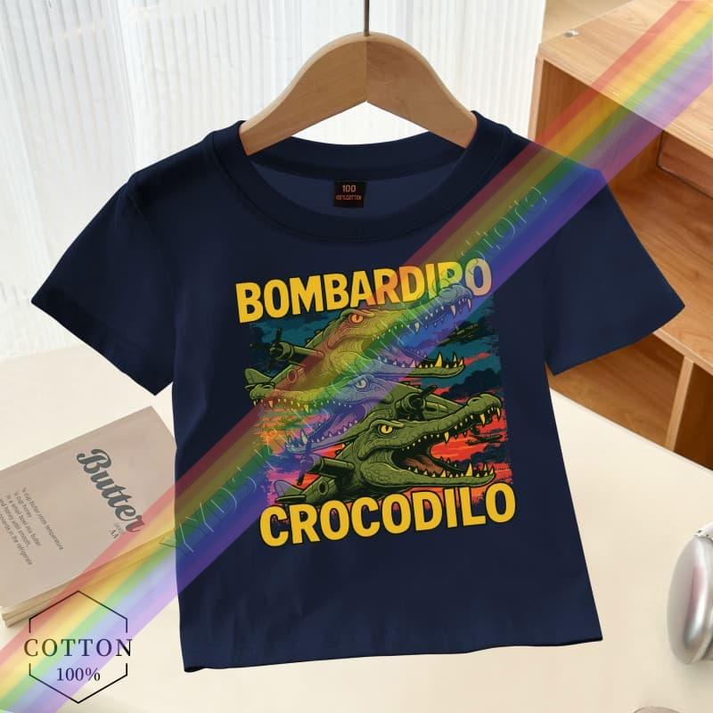 Летняя футболка Tung Tung Tung Sahur Смешная итальянская футболка с мозговым гниением Мультяшная графика Повседневная винтажная Футболка с коротким рукавом для мальчиков и девочек