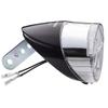 Panasonic LED Hub Dynamo Light Compatible with 1-wire/2-wire Hub Dynamo Dual-use Model Bicycle Black W59 X D79 X H62mm NSKL142-B