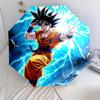 Узор Son Goku, автоматический складной зонт, портативная и складная конструкция, 8 спиц, рождественский или праздничный подарок.