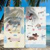Dachshund Cute dog Cartoon Towel Quick Drying Beach Towels Are Suitable For Swimming Pools Camping Yoga And The Gym