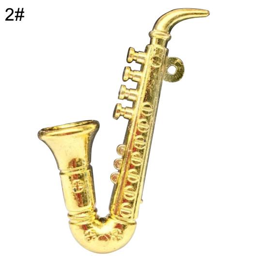 Puntos 1/12 кукольный домик миниатюрная пластиковая скрипка саксофон модель музыкальный инструмент декор