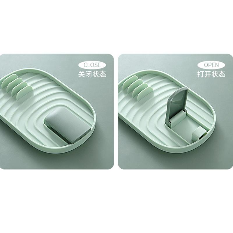 Столовые приборы Кухня Домашнее хозяйство Творческий Многофункциональный Лопата Полка Рама Хранение И Расстановка Полка Складная Крышка Для Кастрюли Аксессуары