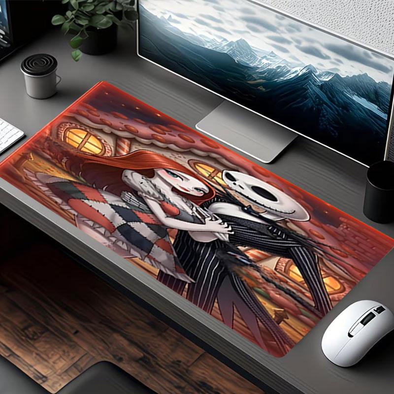 The Nightmare Before Christmas Print Mouse Pad, for Keyboard Pad Laptop PC Mat for Office Home Use, Desk Decor, Perfect Birthday Gift for Gamers
