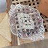 French Romance Oval Lace Embroidered Coaster Bedroom Study Kitchen Cup Table Mat Food Fruit Plate Cover Cloth Christmas Decoration