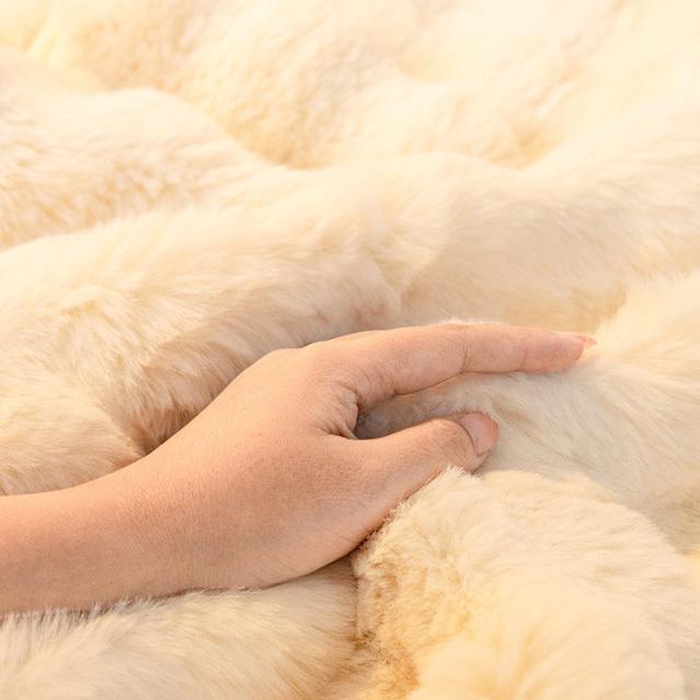 Плюшевая теплая подушка с кроликом, зимняя подушка для стула, офисная обеденная подушка для стула, подушка для стула, бытовая подушка