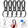 2-5 шт. Карабин Клипса Брелок Металлический Карабин Форма Кольцо для Ключей Брелок Держатель для Ключей Клипсы Крючок Держатель Органайзер для Ключей Автомобиля Поиск