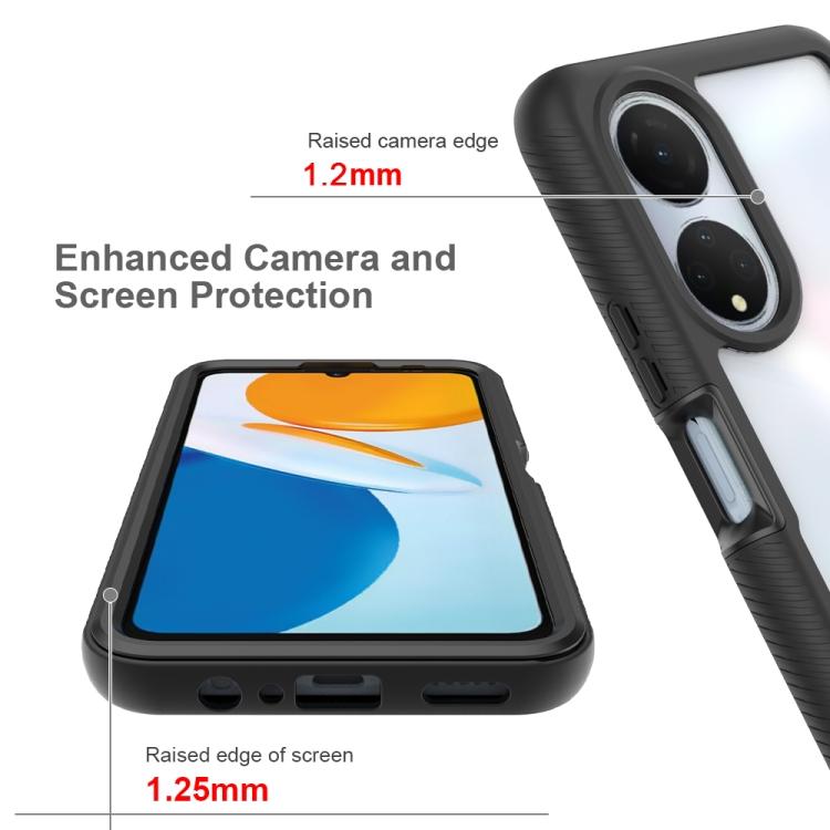 Для Honor X7 Звездное небо однотонный противоударный прозрачный чехол из ТПУ для ПК