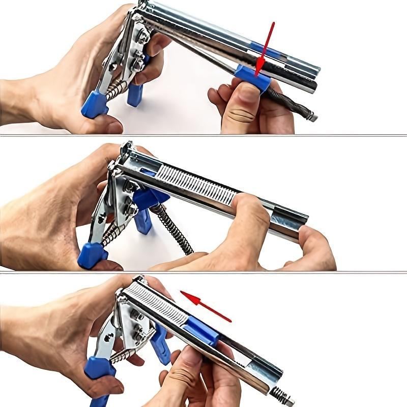 Сверхпрочный набор зажимов для свинарника с гвоздями М-типа, многоцелевой набор инструментов для клеток для животных, включает 600 клипс для ограждений, обивки и установки проволочных клеток