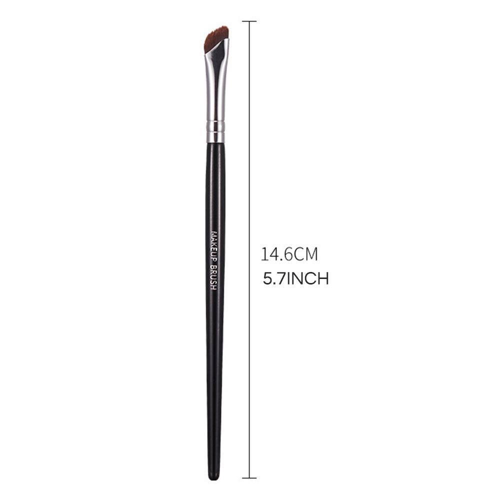 GECOMO Sickle-shaped Eyeliner Brush Angled Makeup Brush Under-eye Brush Eyebrow Brush Eye Makeup Brush
