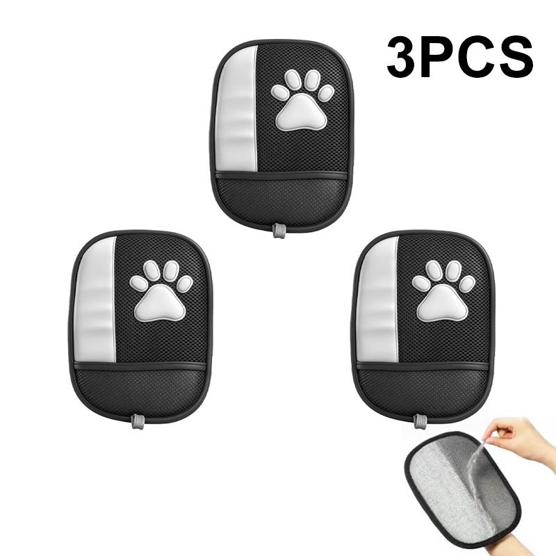 Pet Hair Cleaning Gloves Electrostatic Hair Removal Gloves Multifunctional Double-sided Pet Grooming Gloves For Cat And Dog