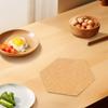 Coasters Cork Wood Mat Wine Drink Coffee Tea Adhesive