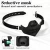 Full Silicone Mouth Gags BDSM Breathable Ball Gag Adjustable Belt Bondage Restraints Adult Games Sex Toys for Couple Role Play