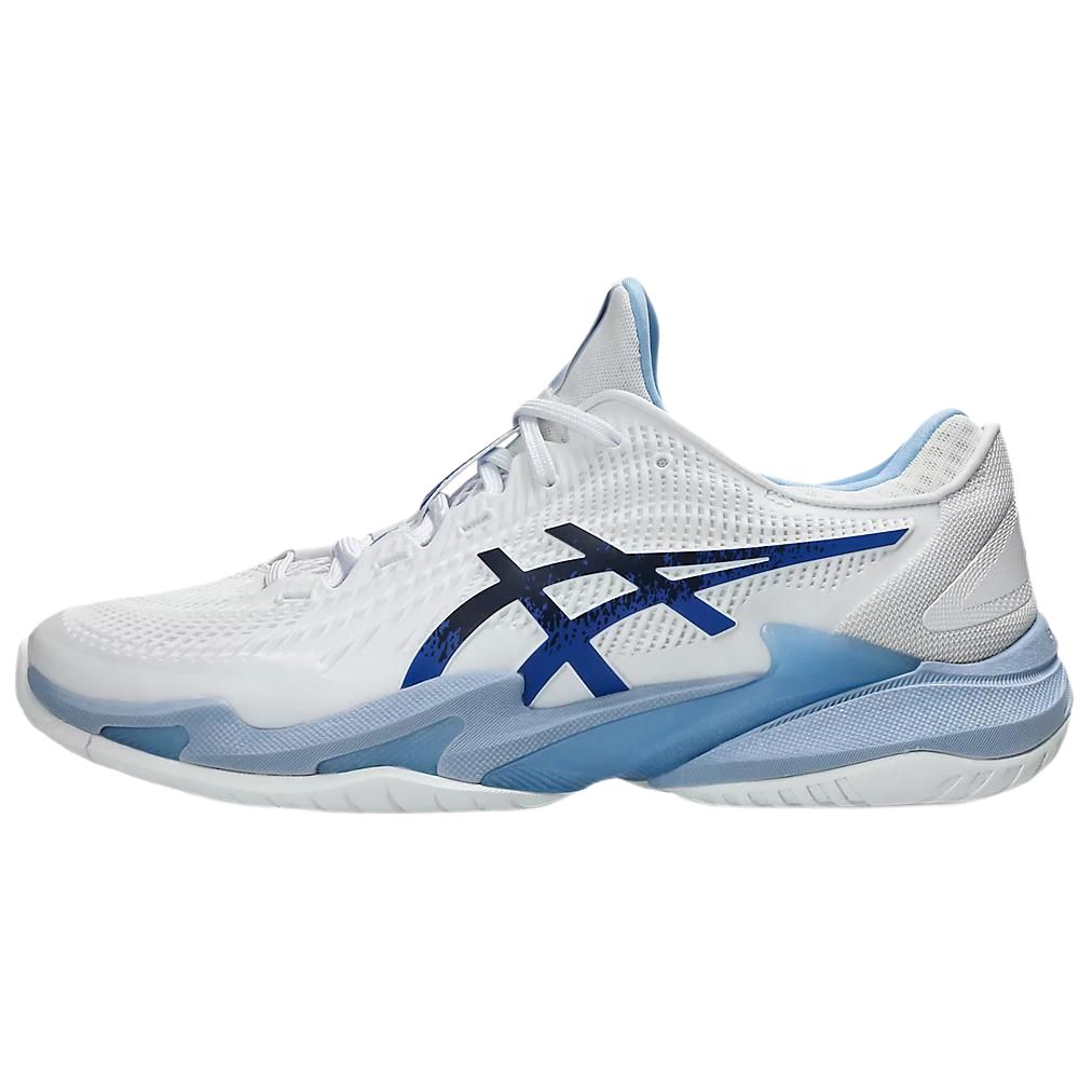 Asics Court FF 3 Novak White Tuna Blue Men Sneakers 1041A522-967