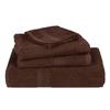 VidaXL Serviettes de sauna 4 pcs marron 80x200 cm 360 g/m² 100% coton, serviette, serviette de bain, serviette en coton 136768