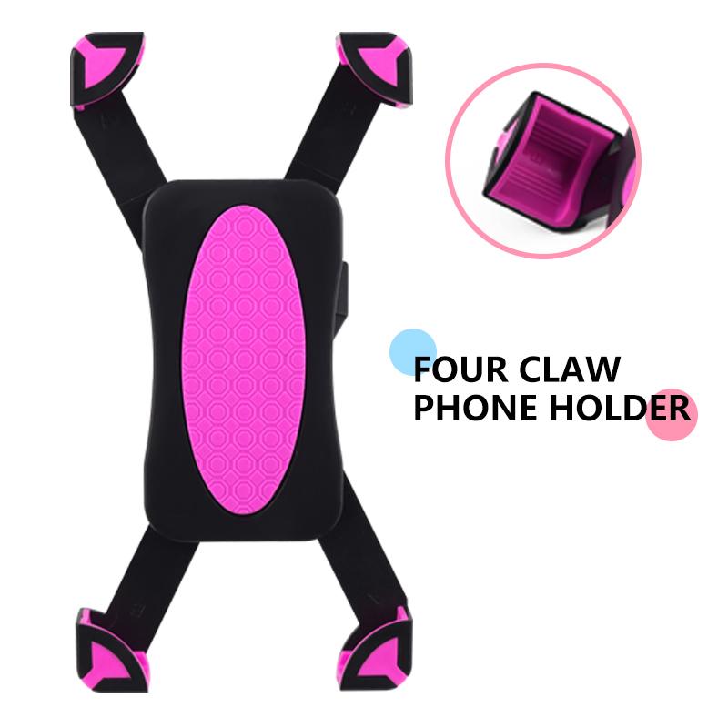 Black Riding Bike Phone Holder Mount Motorcycle Phone Holder for Bicycle Electric Bike