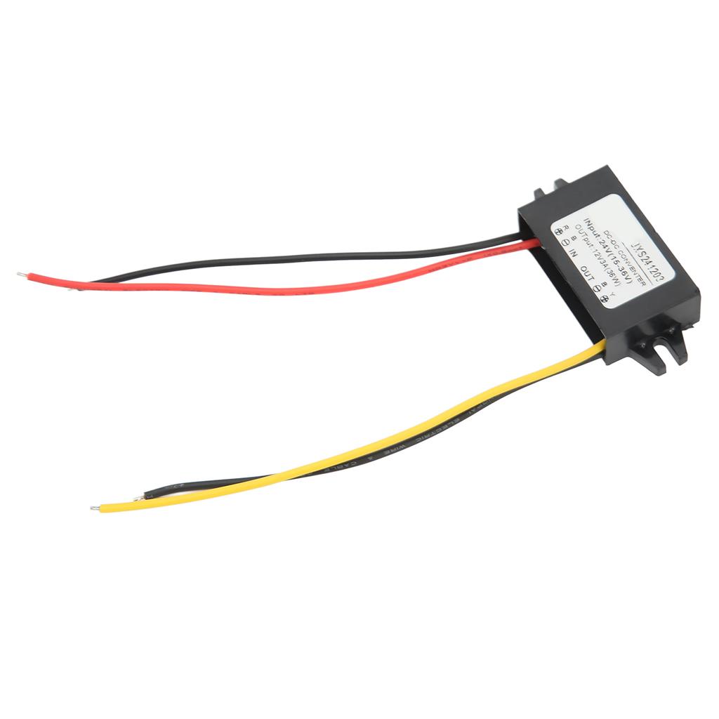 DC Понижающий модуль Ультратонкий Водонепроницаемый PP корпус Высокий коэффициент преобразования Понижающий модуль преобразователя напряжения 24В в 12В