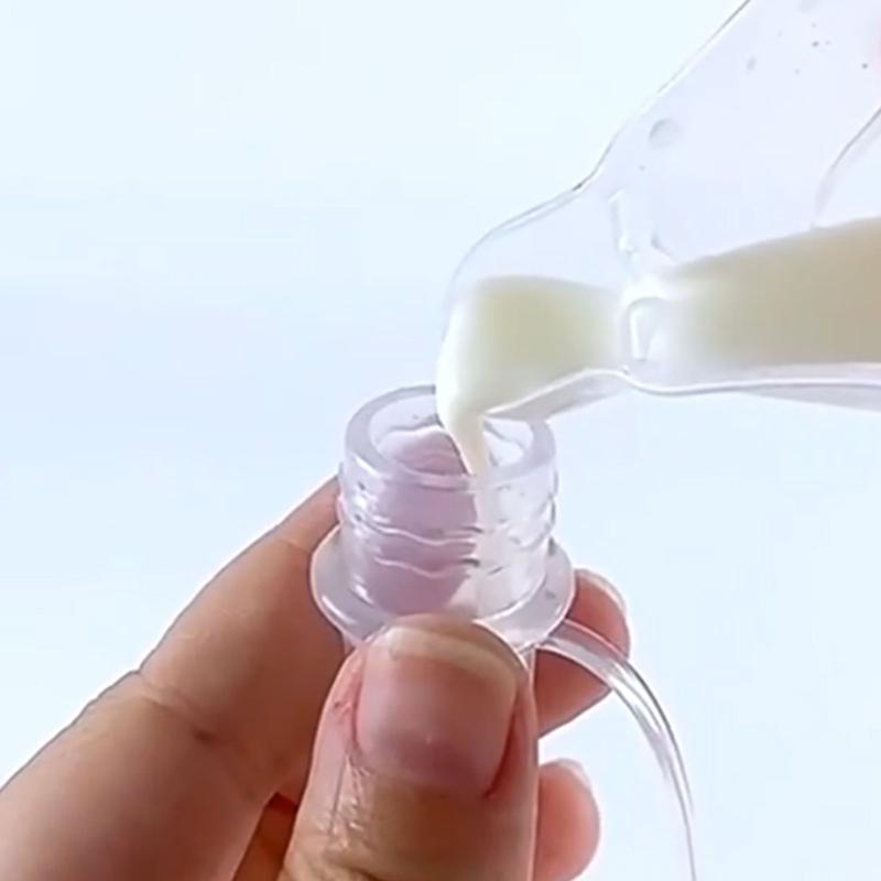Breast Milk Colostrum Collection Tube for New Mom, Reusable 6ml Baby Feeding Artifact Newborns Silicone Dropper