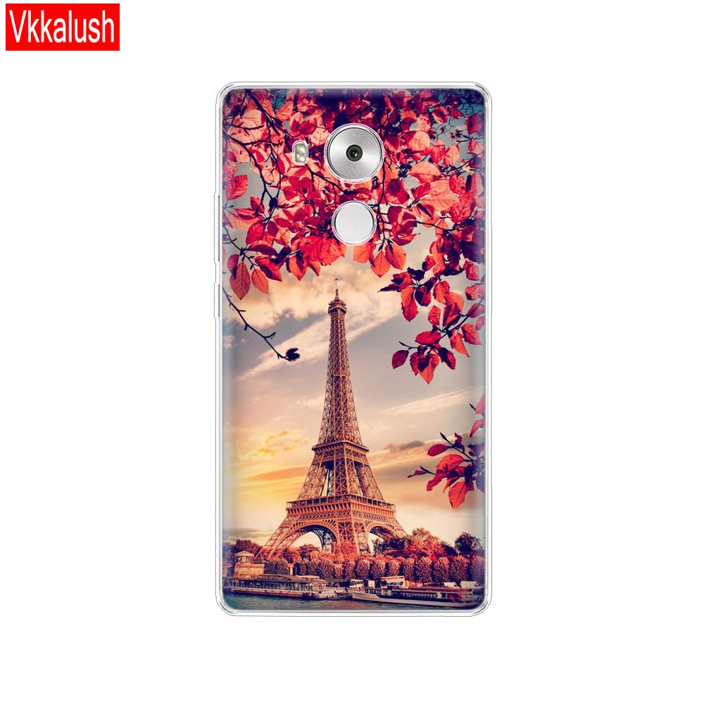 Чехол для Huawei Mate 8 Чехол Huawei Mate8 Чехол Cartoon Soft задняя крышка Mate 8 Coque Funda Skin противоударный чехол