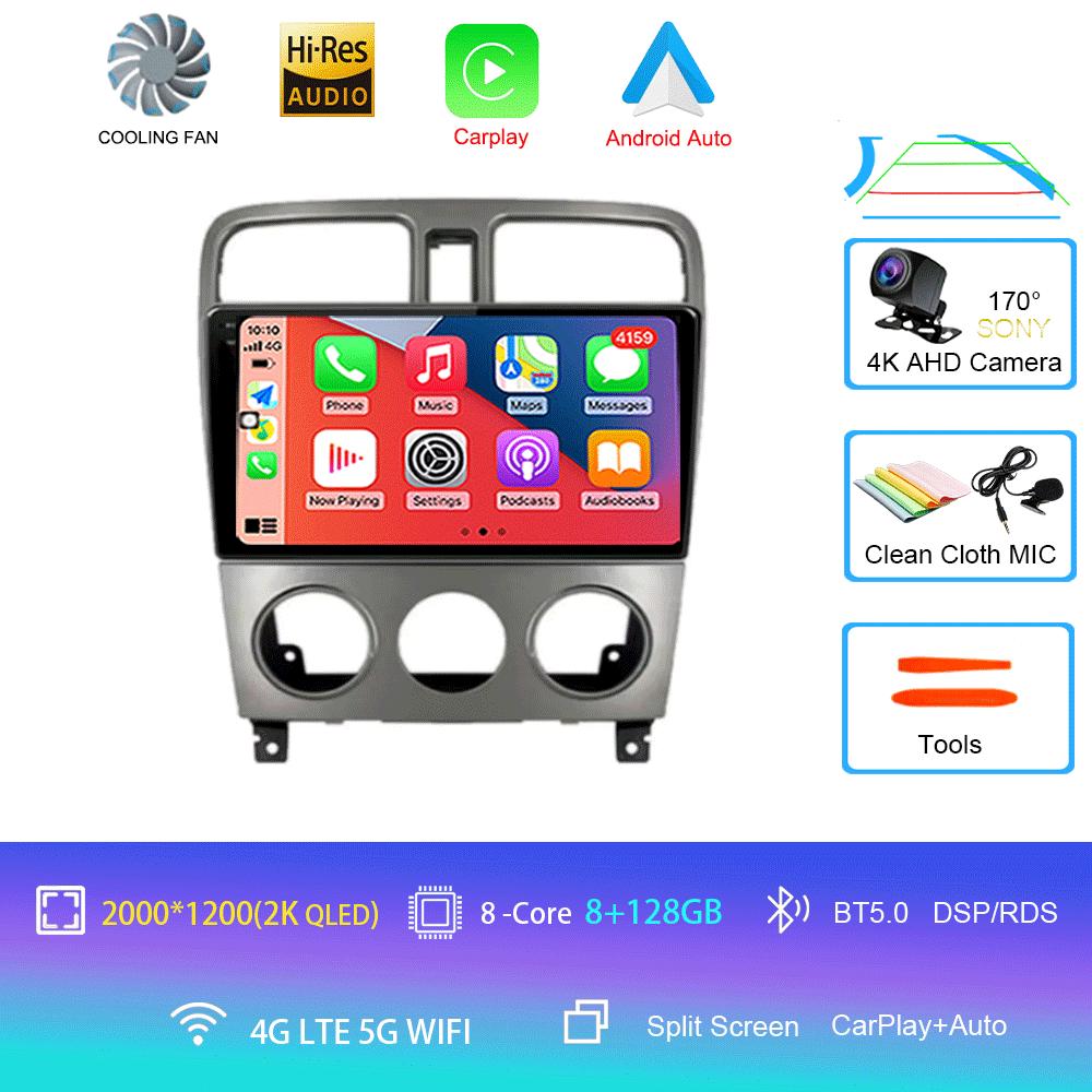 Для Subaru Forester SG 2004 - 2008 Автомобильное радио Android 14 Carplay Навигация GPS Мультимедийный проигрыватель 5GWiFi+4G стерео 2 DIN BT Авто