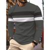 Мужская модная повседневная уличная одежда с круглым вырезом и длинными рукавами