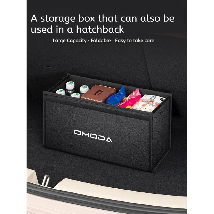 Car Trunk Storage Box For Chery OMODA 5 C5 OMODA E5 FX GT 2025 Organizer Foldable Stowing Tidying Bag Car Interior Accessories