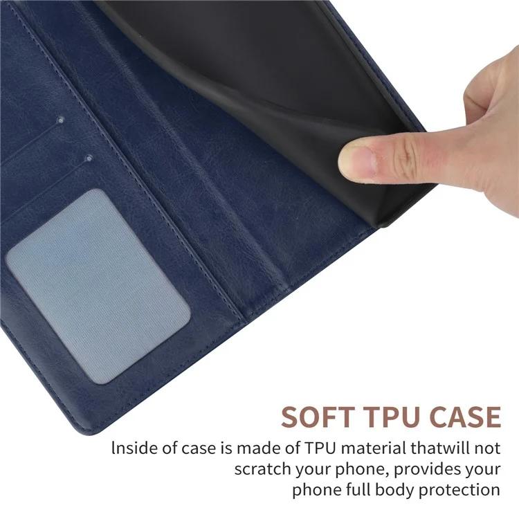 Чехол-кошелек HT01 для Honor X6a 4G Y-образная линия с тиснением подставка для телефона чехол из искусственной кожи