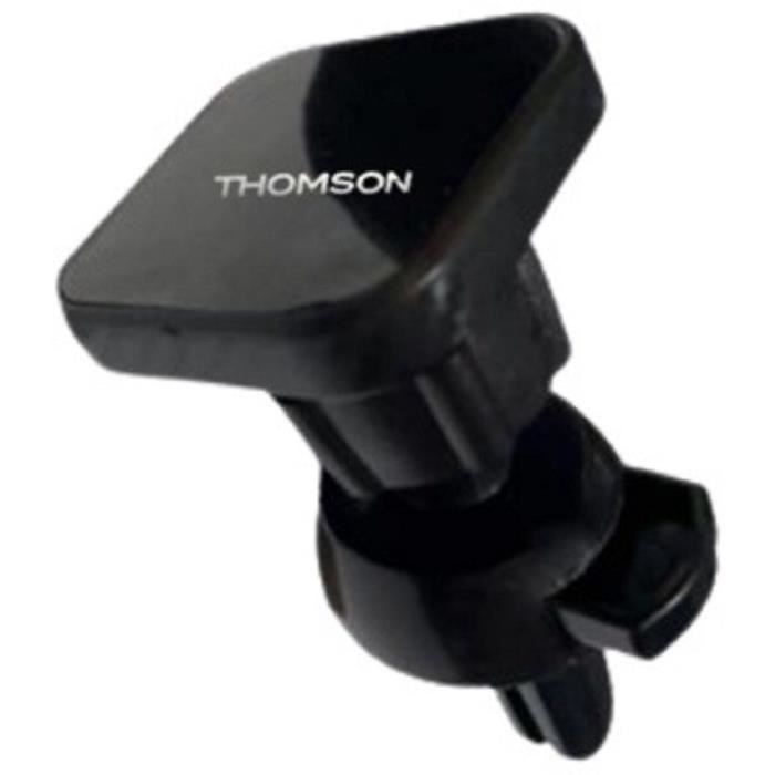 Porte téléphone rotatif THOMSON orientable 360° - Fixation sur la grille d'aération du véhicule grâce à sa pince solide
