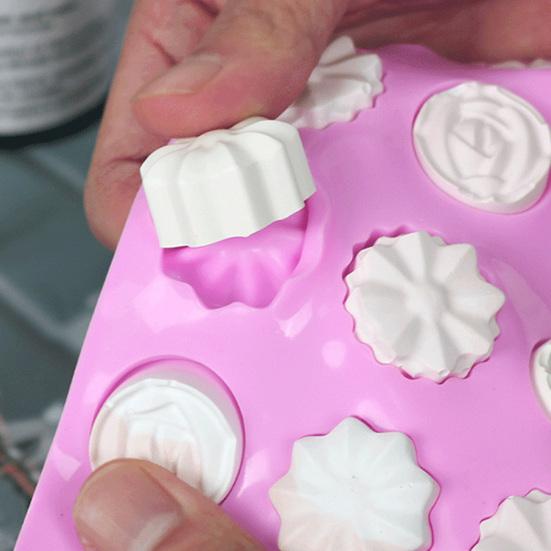 Форма для лотка для льда, 15 стереоскопических цветочных решеток, антипригарное покрытие, легкое деформирование, формы для выпечки шоколада, сделай сам, формы для решетки для льда