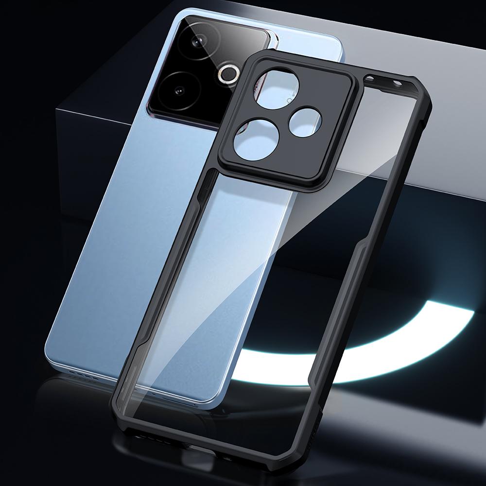 XUNDD Чехол для Realme GT 7T 5G/GT 7 5G, противоударный ТПУ+акрил, прозрачная задняя крышка для телефона