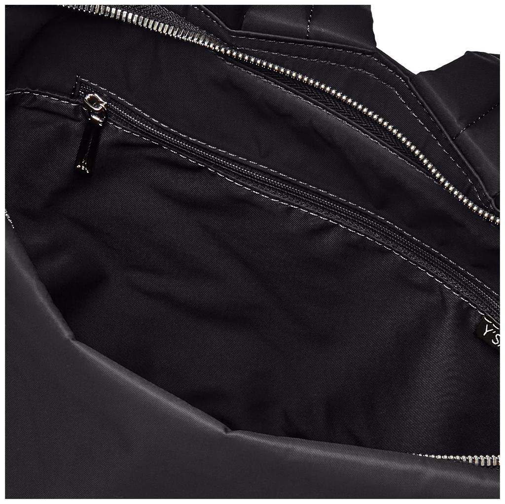 Recycled Nylon X Cow Leather Wrap Black [Isaac] Backpack, Backpack, Women's, 2001004, (10)