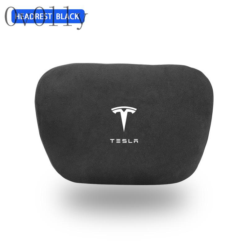 certified original For Tesla Model Y Juniper Tesla Model 3 S Highland Interior Car Accessories Car suede Headrest Waist pillow