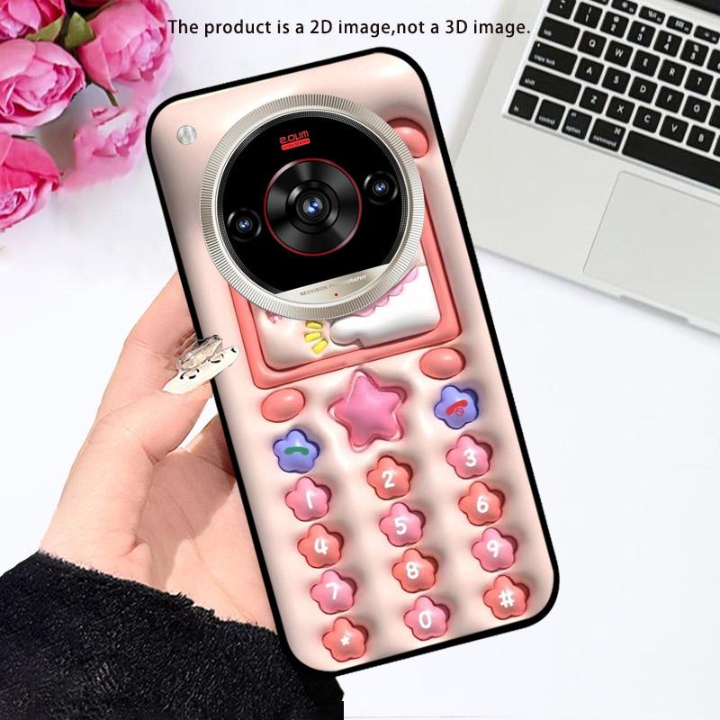 Чехол для Nubia Focus 2 Ultra Z2463N 6.8" Мягкий силиконовый TPU Чехол для телефона Для ZTE Nubia Focus2 Ultra 5G Ударопрочный корпус Focus2Ultra