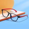Новые модные детские компьютерные очки с защитой от синего света в маленькой оправе без степени, декоративные очки для мальчиков и девочек