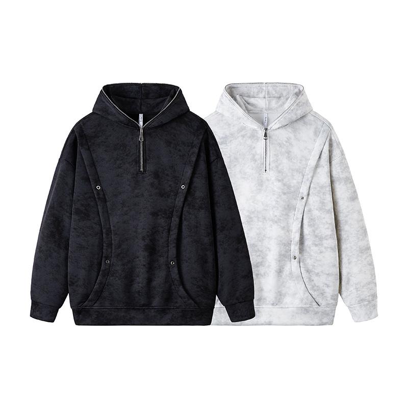 Unisex Casual Hoodie Long Sleeve Loose Sweatshirt Men Women Daily Wear Pullover Hooded Top