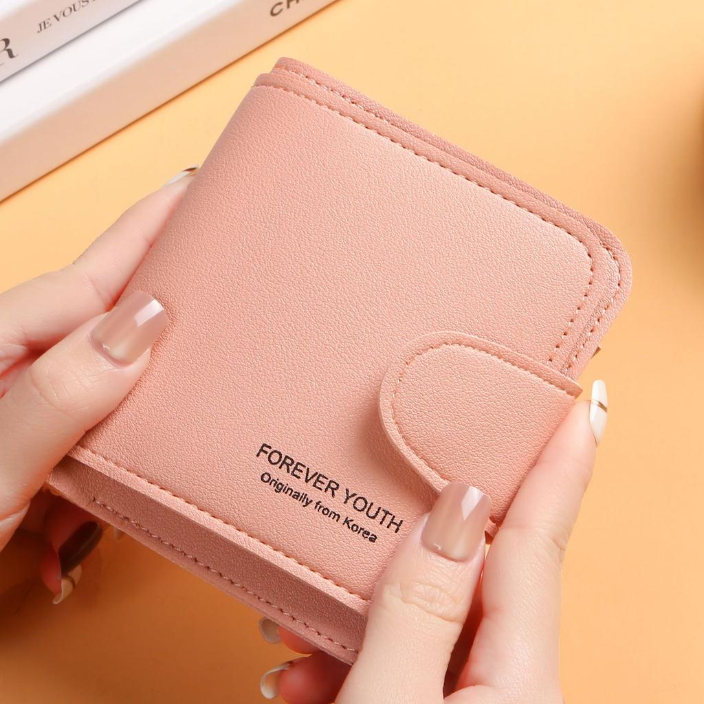 Женские кошельки красные черные маленькие мини-кошельки с застежкой-молнией и держателем для карт с кожаной пряжкой