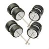 1/64 Scale Wheels Model Simulation Car Tires with Roller Shaft Miniature Toys for Collectors