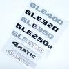 Letters Emblem Badge for Mercedes Benz GLE250d GLE300d GLE350d GLE400 GLE450 4Matic Car Styling Trunk Nameplate Sticker