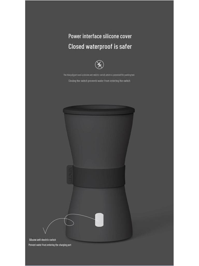 Электрическая USB-мойка для лап домашних животных - автоматическая чаша для чистки лап собак