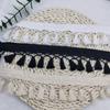 5Yards/lot 6cm Wide Cotton Fringe Lace Drop Tassel Trim Ribbon for Cloth Hometextile Decor DIY Handmade Craft Sewing Accessories
