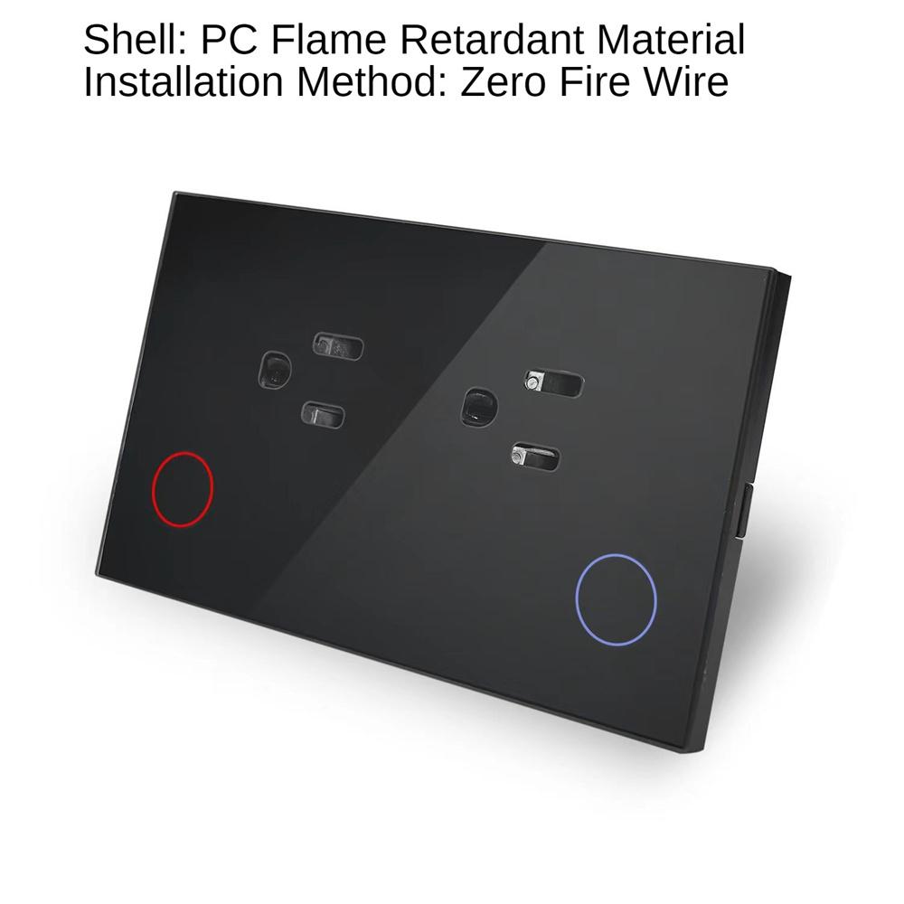 Corui Tuya Wi-Fi Zigbee Smart Touch Plug Switch Панель розеток Us 15a Приложение Smart Life Alexa Google Home Голосовое управление Требуется нейтраль