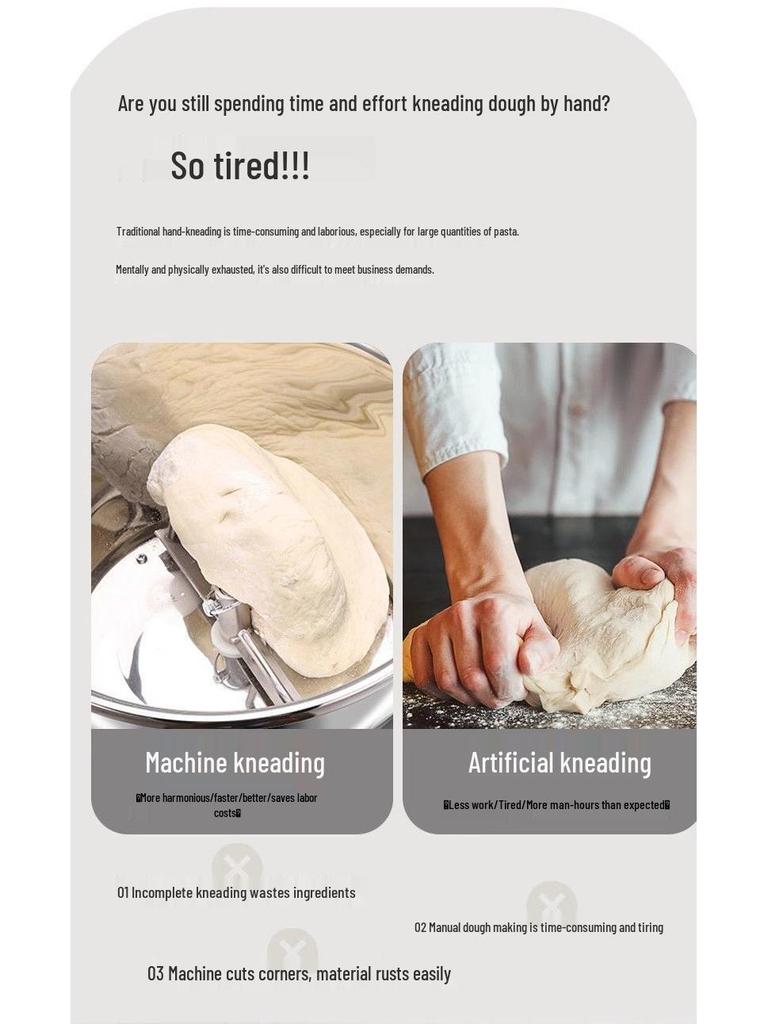 Компактный многофункциональный автоматический миксер для теста для домашнего использования