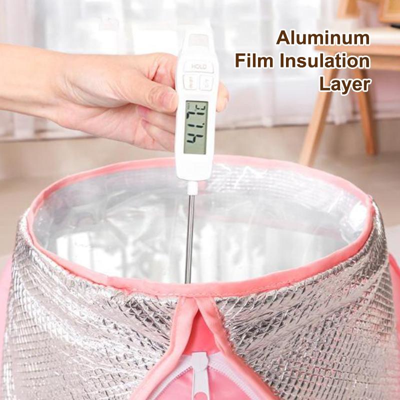 Складное дорожное ведро для ног, переносная сумка для ног из утолщенной алюминиевой фольги, бытовое ведро для воды, многофункциональное ведро для мытья ног