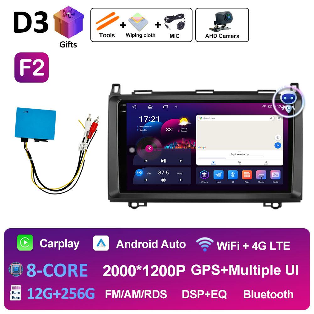 Навигация GPS беспроводной Carplay для Mercedes Benz W169 W245 B200 W906 Sprinter W639 Vito Autoradio Bluetooth 2.5D сенсорный экран