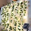 Fairy Lights Ivy String 10m 100LED LED Solar Light Vine Maple Leaf Waterproof Garland Solar Lamp Christmas for Garden Decoration