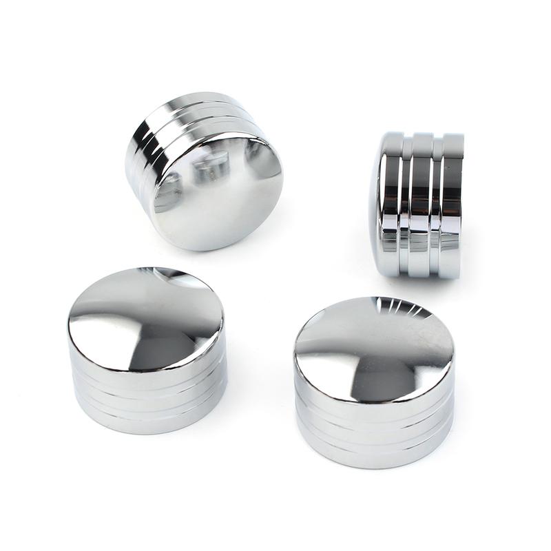 4pcs Chrome Spark Plug Head Bolt Cap Cover Plug for Harley Twin Cam /Sportster 1999-2017& Big Twin 1340 Evo Models 1985-1999